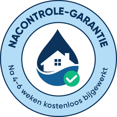 Nacontrole-garantie: na 4 tot 6 weken kosteloos bijgewerkt