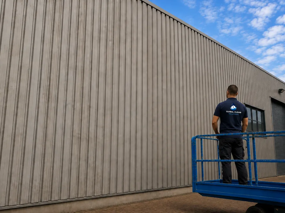 Damwand- & gevelbeplating coating — voor reiniging