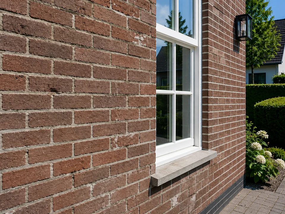 Gevelrenovatie & voegwerk — voor reiniging